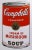Pop Art Campbell's Soup Can: Cream of Mushroom, Andy Warhol Serigraph by Sunday B Morning, Stamped Verso For Sale - Image 3 of 3
