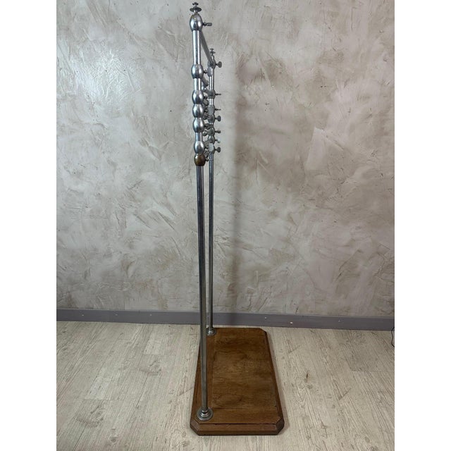 Oak & Metal Servant, 1930s For Sale - Image 3 of 14