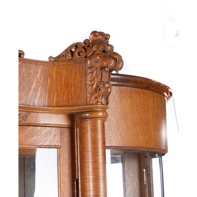 Late 19th Century Horner Tiger Maple Cabinet For Sale - Image 12 of 13