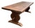 French Solid-Plank Oak Farmhouse Table For Sale