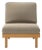 Rishon Teak Outdoor Lounge Chair - Classic Cushion Edition in Sunbrella Canvas Taupe For Sale