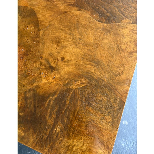 Brown Mid Century Tomlinson Burl & Brass Sideboard For Sale - Image 8 of 13