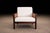Wood Brazilian Modern Armchair in Rosewood, Leather & Linen, Fatima, 1960s For Sale - Image 7 of 12