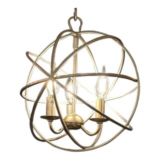 Crystorama Solaris Three-Light Mini Chandelier For Sale