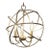 Crystorama Solaris Three-Light Mini Chandelier For Sale