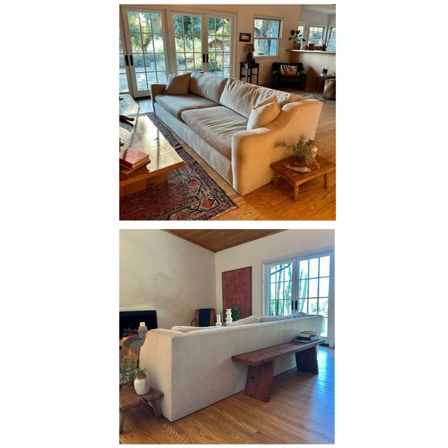 2020s Linen Cisco Home Sofa For Sale - Image 5 of 5