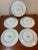 Royal Limoges Persian Rouge Porcelain Appetizer Plates Set of 5 For Sale In Philadelphia - Image 6 of 8