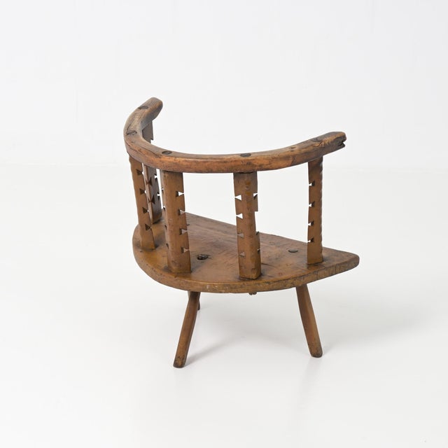Folk Art Side Chair For Sale - Image 12 of 18
