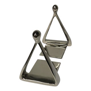 Stirrup Bookends by Global Views - a Pair For Sale