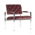 Metal Milo Baughman for Thayer Coggin Mid Century Chrome Tufted Arm Chairs - Pair For Sale - Image 7 of 11