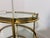 French Petite Bar Cart in Brass and Glass From Maison Jansen, France, 1960s Unmarked For Sale - Image 3 of 15