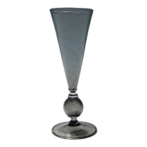 Vetro Soffiato Glass Vase, Venini Murano Ca. 1950s