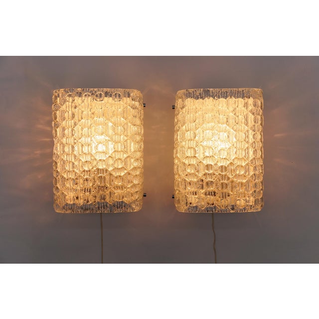Space Age Bubble Glass Wall Lights, 1970s, Set of 2 For Sale - Image 10 of 14
