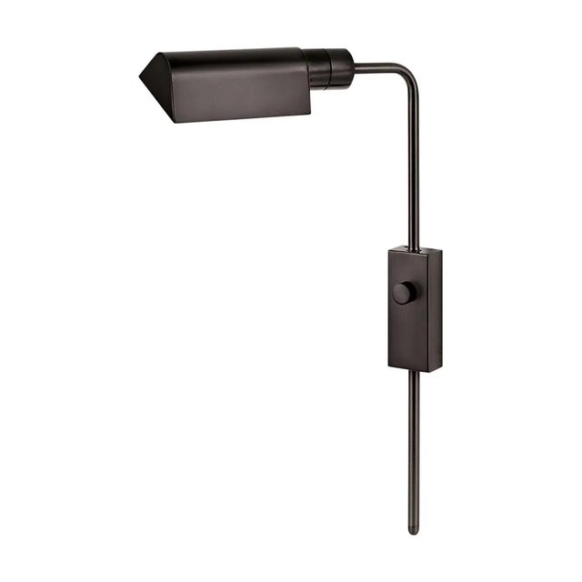 Contemporary Black Bronze Townhouse Wall Light For Sale - Image 3 of 3