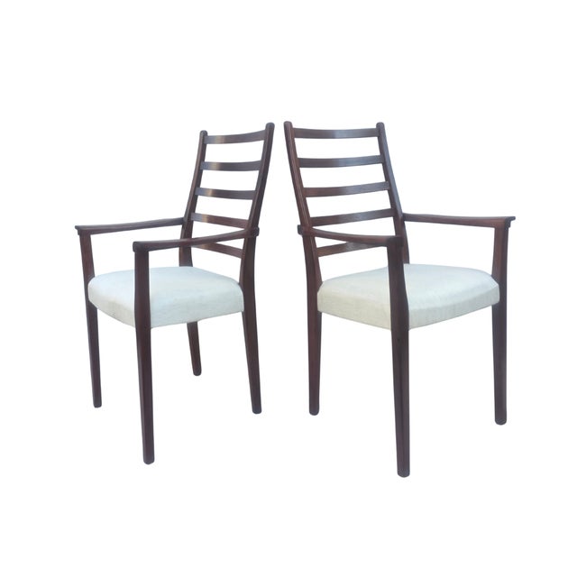 Mid-Century Modern Svegard Markaryd Teak Chairs - Stamped Carver Mid-Century Modern Seating - Set of 2 For Sale - Image 3 of 16