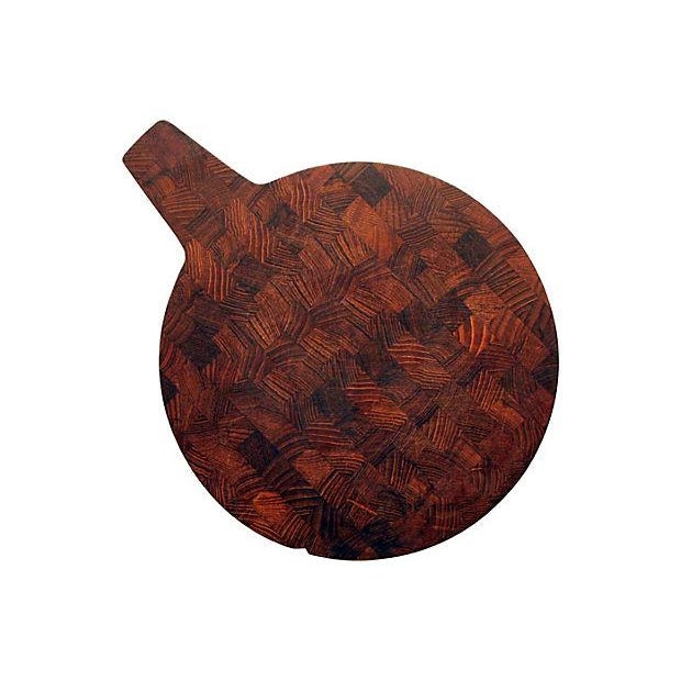 Teak Danish Modern Cutting Board Chairish
