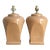 1960s Chinoiserie Caramel Glazed Ginger Jar Lamps -- a Pair For Sale