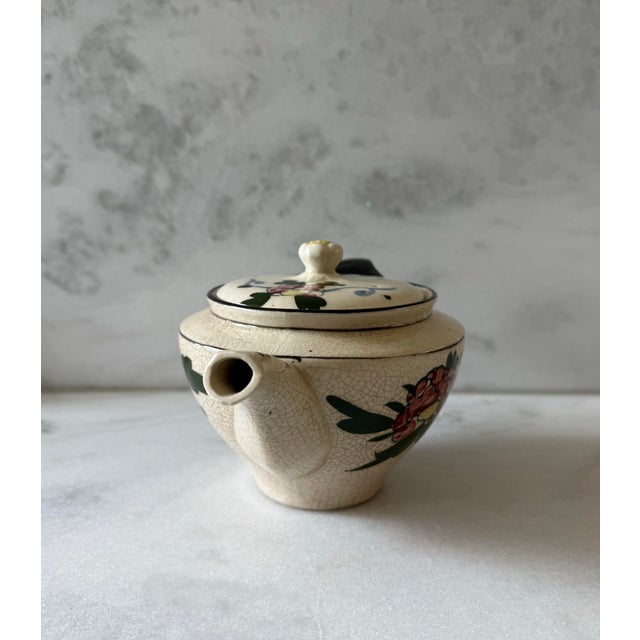 Mid 20th Century Vintage Japanese Hand Painted Teapot For Sale - Image 5 of 11