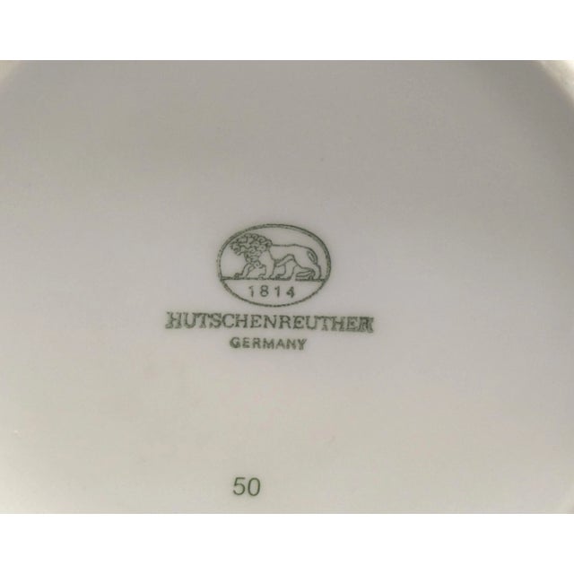 White & Gold German Porcelain Vase - By Hutscheneruther For Sale - Image 11 of 11