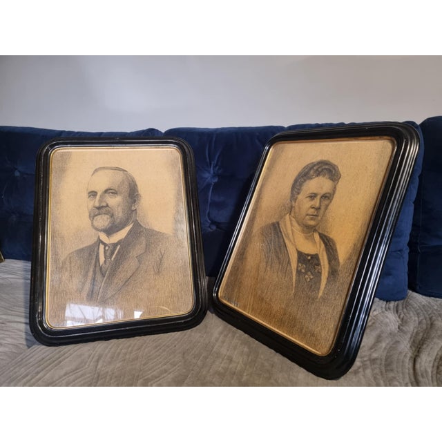 Black Untitled, 1890s, Beech & Glass, Set of 2 For Sale - Image 8 of 8