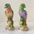 Hollywood Regency Important Continental Meissen-Style Porcelain Parrot Bird Figurines, Early 20th Century — Pair For Sale - Image 3 of 12
