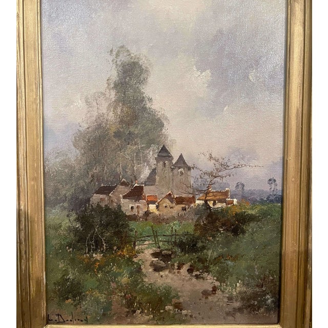 Wood Pair of 19th Century French Landscapes by Galien-Laloue as Louis Dupuy For Sale - Image 7 of 13