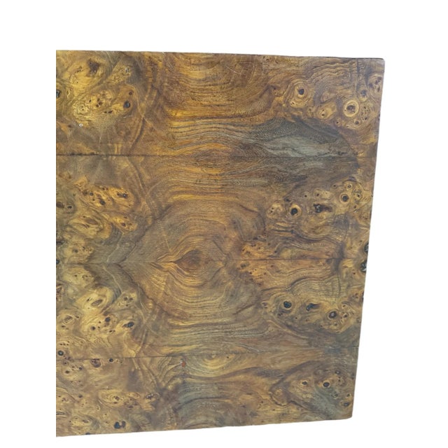 Early 20th Century American Burl-Walnut Veneer Low Table, Moroccan Inspired Design. For Sale - Image 5 of 8