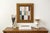 Original Framed Abstract Painting in Antique Gold Bronze Frame For Sale - Image 11 of 13