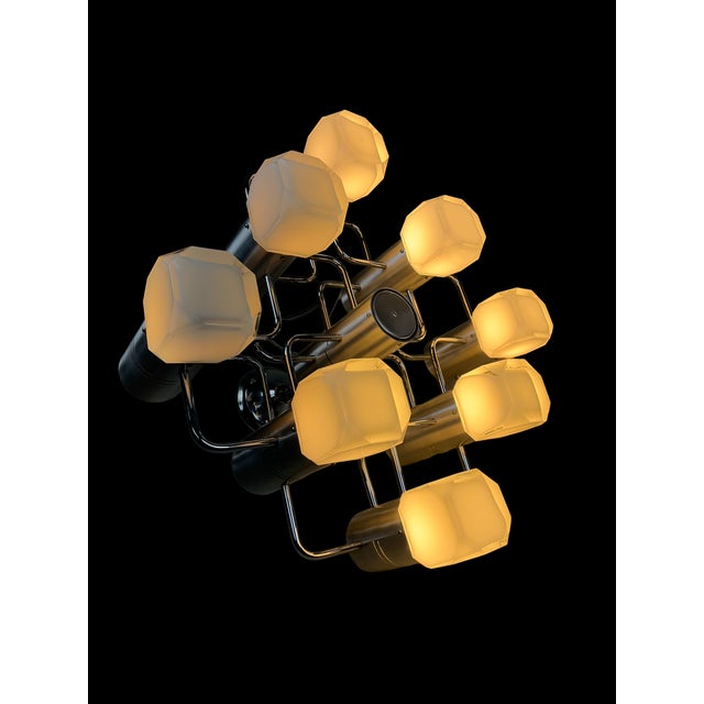 Italian Ceiling Light by Gaetano Sciolari, 1970s For Sale - Image 15 of 18