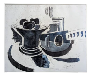 Georges Braque, Still Life, Limited Edition Plate Signed Phototype, 1962