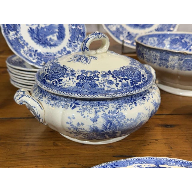 Burgenland Decor Dinner Service by Villeroy & Boch, 1950s, Set of 32 For Sale - Image 13 of 14