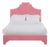Nadine King Bedframe, Rose Linen For Sale