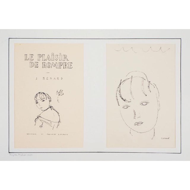 Maurice Barraud, The Pleasure of Breaking Up, Lithograph For Sale - Image 5 of 5