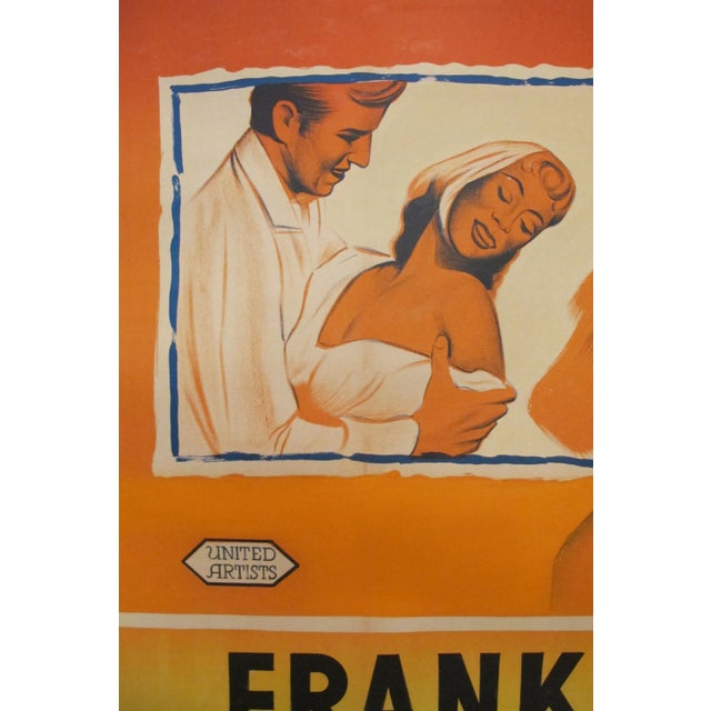 Mid-Century Modern 1958 Vintage Movie Poster, Desperado de la plaine For Sale - Image 3 of 5