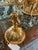 1970s Tall 21 Light Large Brass & Glass Chandelier For Sale - Image 4 of 11