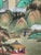 c.1950 Chinese Republic Silk Painting Mountain River Landscape W Figures, Seal Signed For Sale - Image 4 of 12
