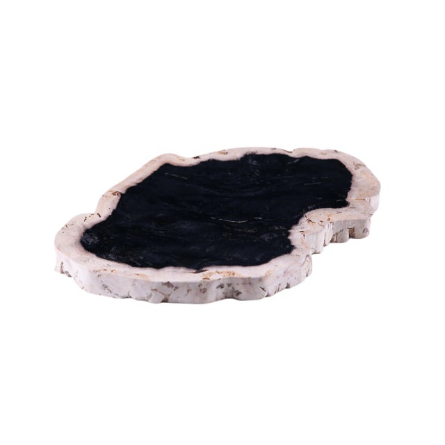 Hand cut, sand, and polished petrified wood board. Each one shows naturel marble grains and pattern. No two are exactly...