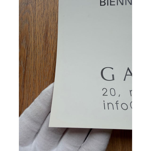 This is an original promotional poster for the 2014 exhibition Purisme — Esprit Nouveau, devoted to the founders of the...