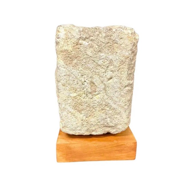 Gothic Medieval Limestone Figural Corbel With Grotesque Face For Sale - Image 3 of 7