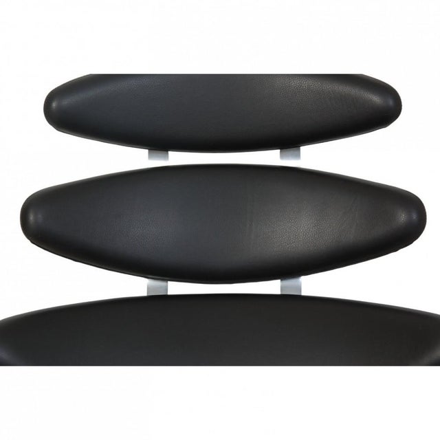 Vintage Corona Chair in Black Leather by Erik Jørgensen, 2020 For Sale - Image 4 of 15