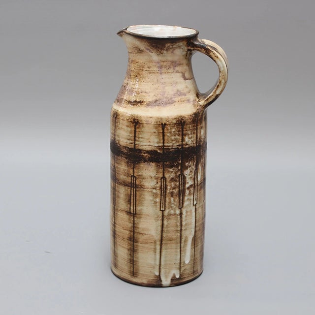 Mid-Century Modern Mid-Century Ceramic Vase by Jacques Pouchain for Atelier Dieulefit, 1960s For Sale - Image 3 of 14