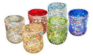 Italian Murano Glassware by Mariana Iskra for Ribes Studio, 2004, Set of 6