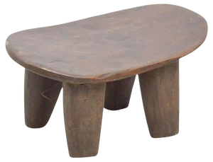 Traditional African Wood Stool, 1930s