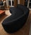 Vladimir Kagan for Directional Serpentine Cloud Sofa in Black Cashmere, 1970s For Sale - Image 9 of 10