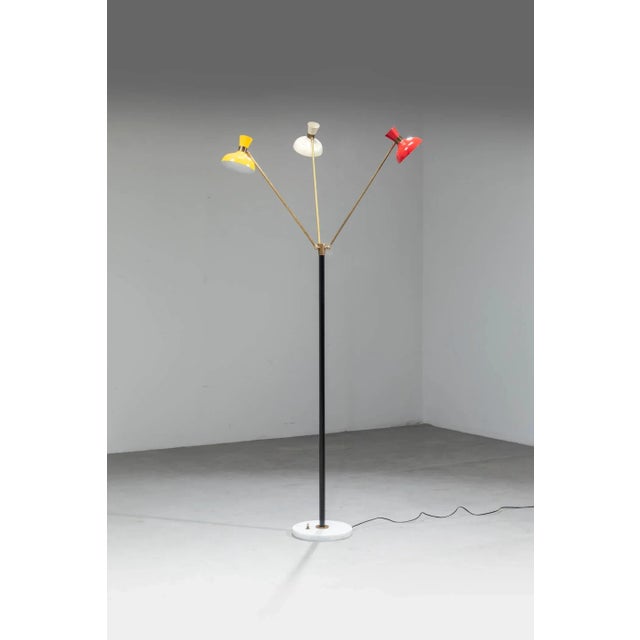 Mid-Century Modern Vintage Italian Floor Lamp, 1950 For Sale - Image 3 of 3
