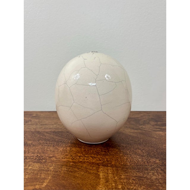 2006 American Raku Studio Pottery Sculptural White Bud Vase by Andy Smith For Sale In Miami - Image 6 of 10