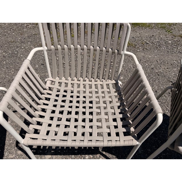 Metal Modern Outdoor Dining Chair Coastal Kettal Net For Sale - Image 7 of 7