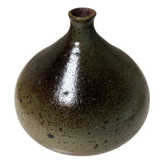 french Birds Egg Vase by Atelier Palègre, 1960s For Sale