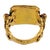 Early 20th Century Victorian Ruby Green Glass 20k Yellow Gold Ring, Size 8.25 For Sale In Los Angeles - Image 6 of 6