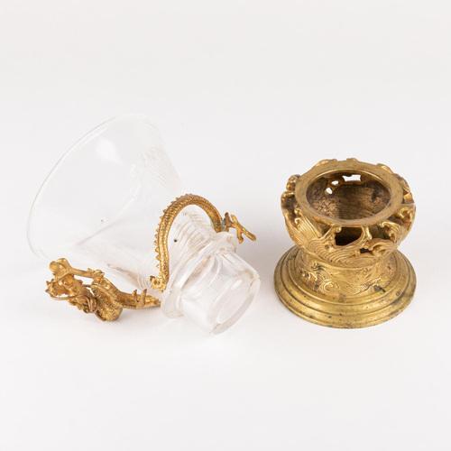 Vase with Gilt Bronze Mounting from the Escalier de Cristal, 19th Century For Sale - Image 6 of 12